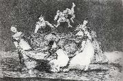 Francisco Goya Disparate feminino oil painting artist
